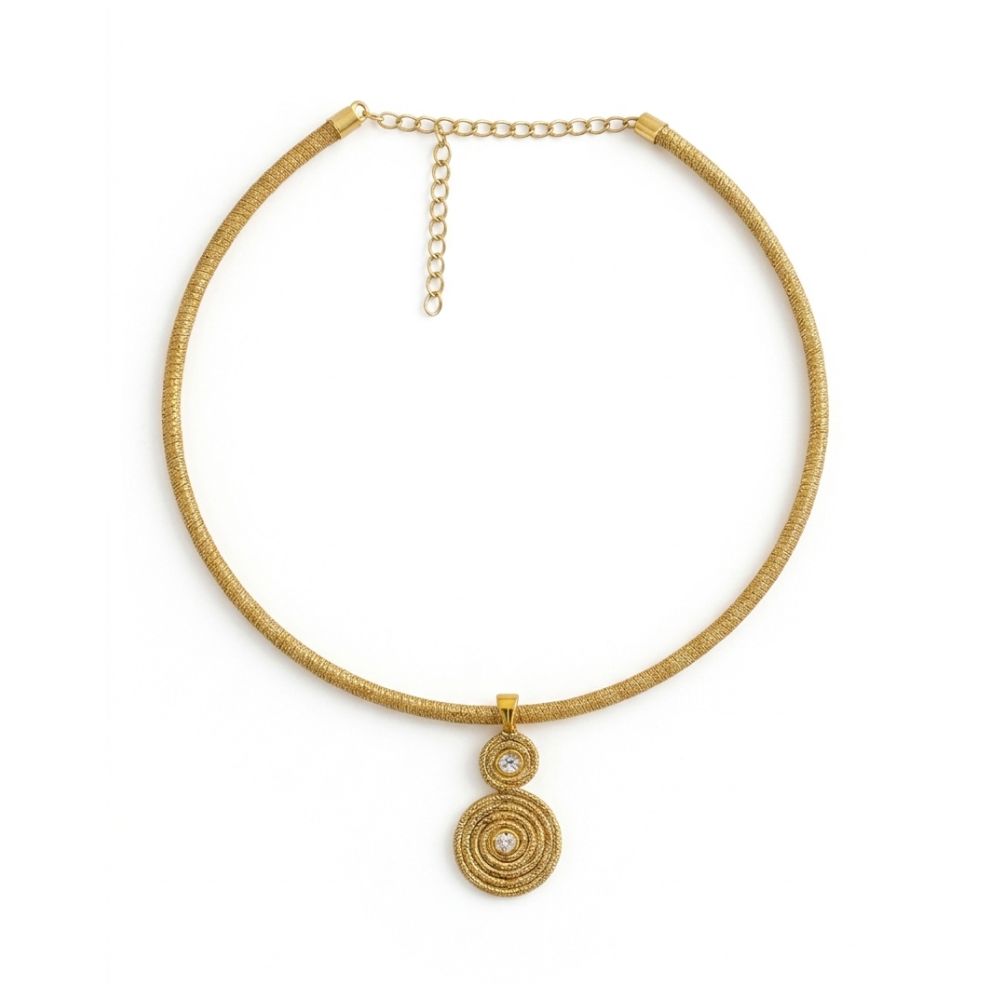 Collana Spirale - Capim Dourado
